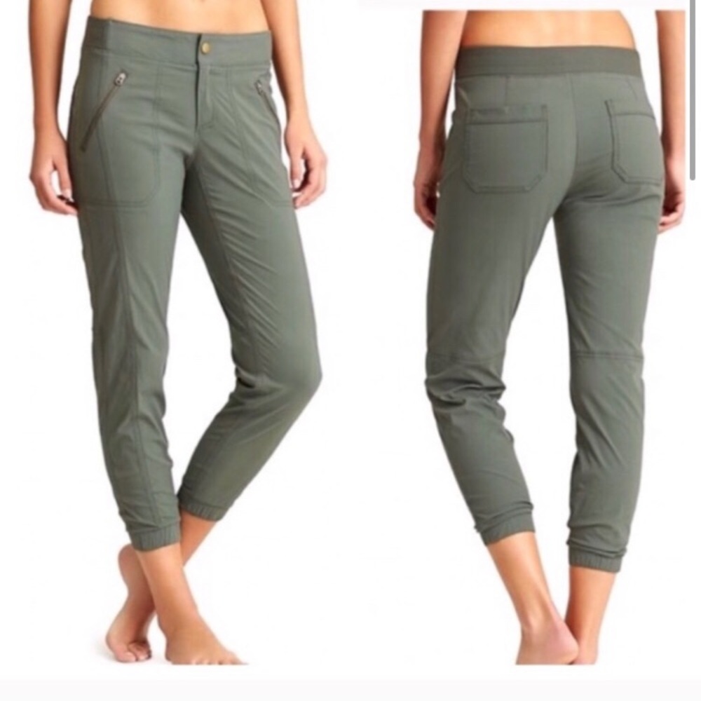 ISO Athleta Trekkie Joggers, Green, size 4